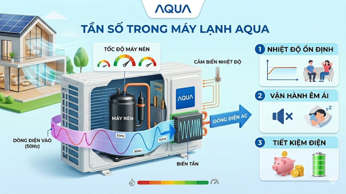 Tần số trong máy lạnh Aqua là gì?