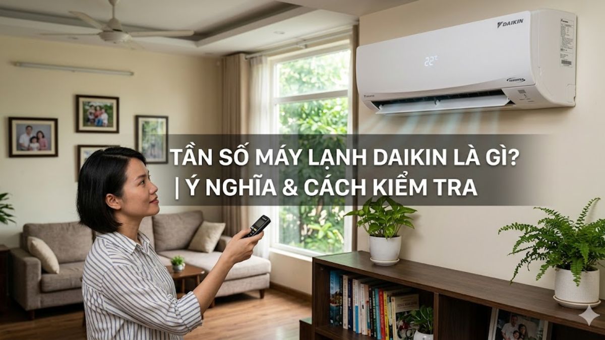 Tần số máy lạnh Daikin là gì? Ý nghĩa và cách kiểm tra