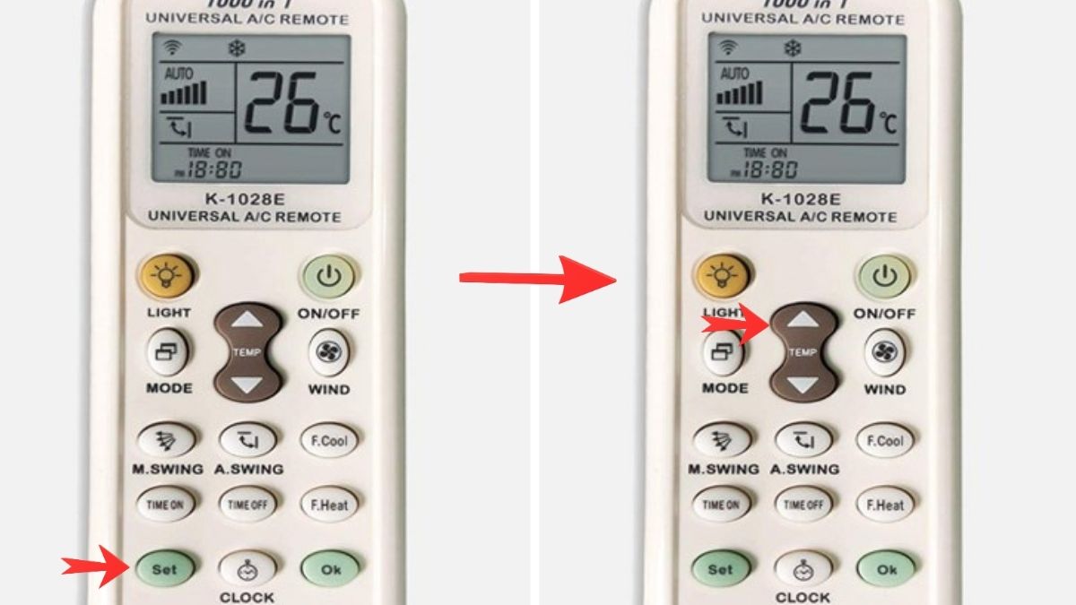 cài đặt tần số máy lạnh Electrolux bằng chế độ tự động bước 1
