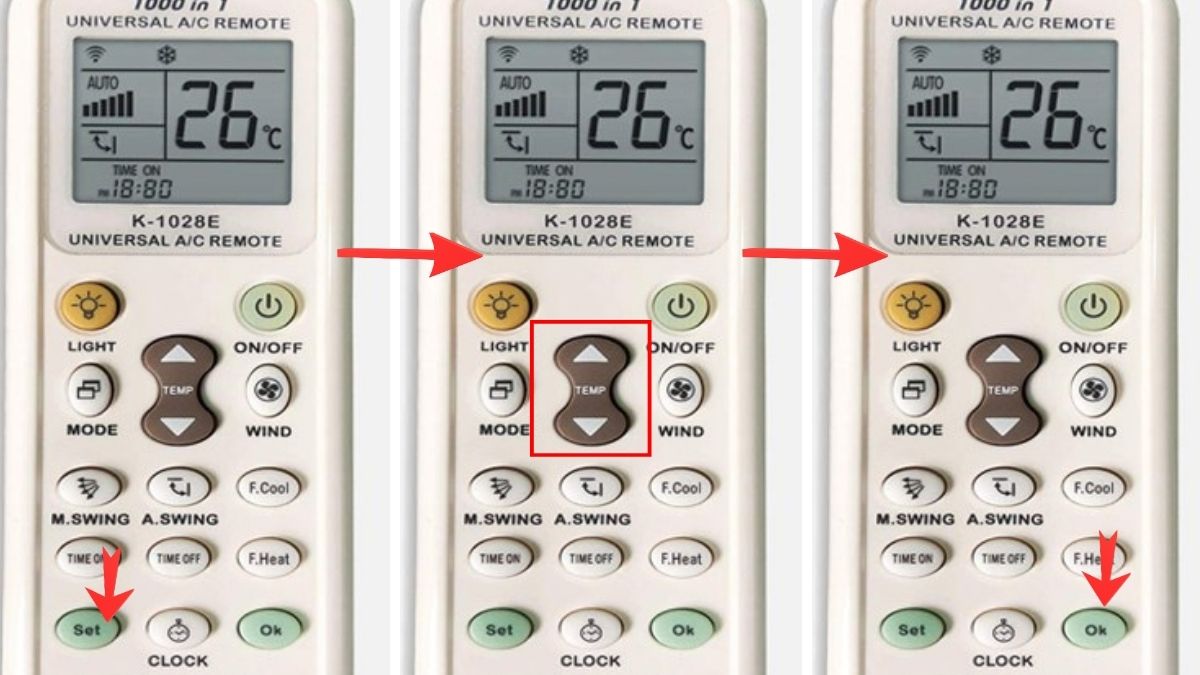cài đặt tần số máy lạnh Electrolux bằng cách cài cặt thủ công
