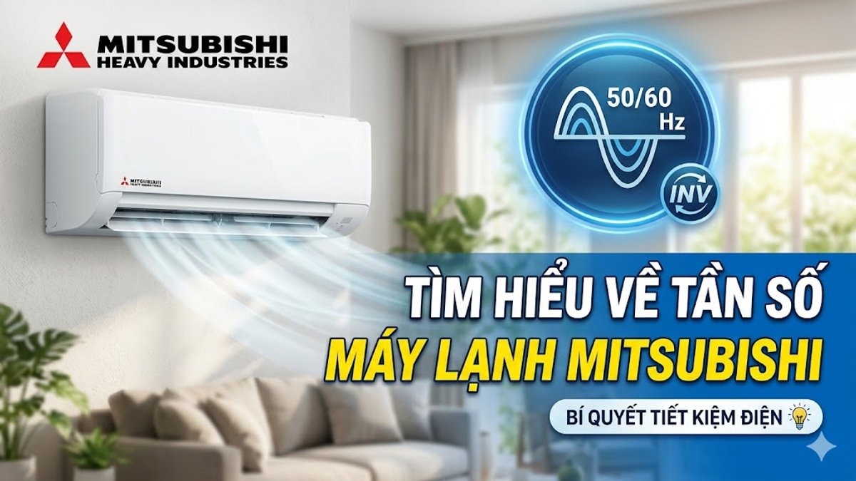 Tần số máy lạnh Mitsubishi là gì? Ý nghĩa và cách tối ưu