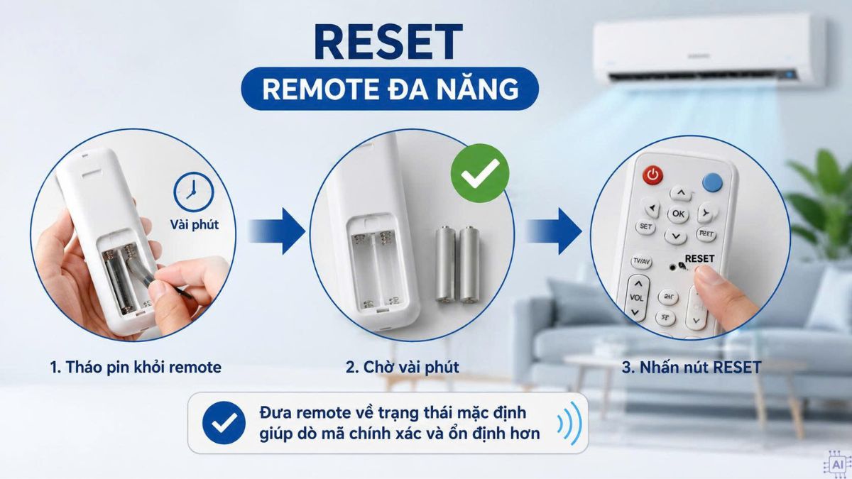 Reset remote đa năng
