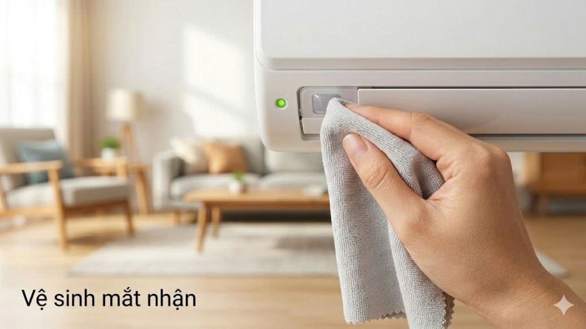 khắc phục lỗi tần số remote máy lạnh Sanyo bằng cách vệ sinh mắt nhận tín hiệu