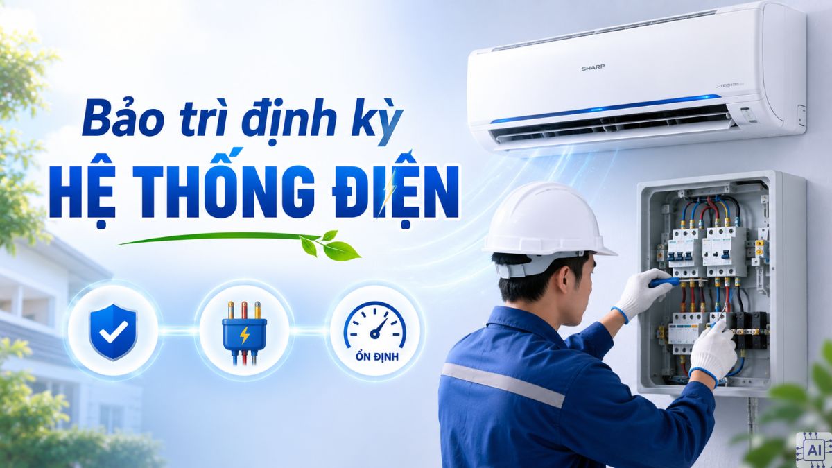 Bảo trì định kỳ hệ thống điện
