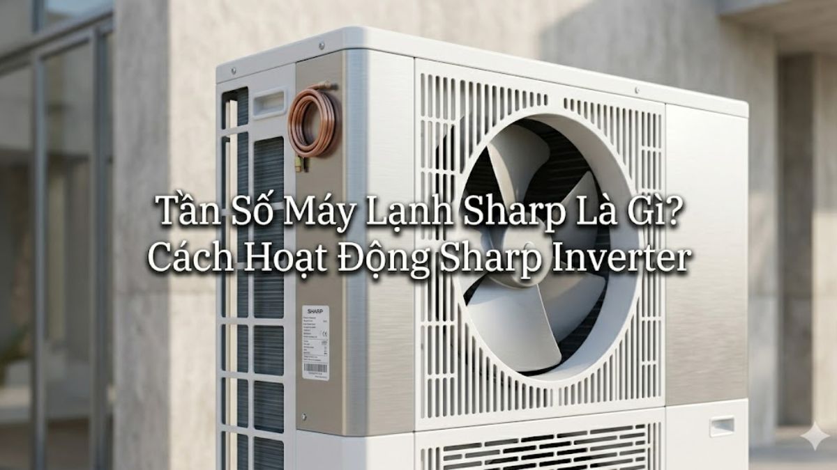 Tần số máy lạnh Sharp là gì? Cách hoạt động Sharp Inverter