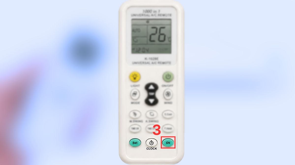 Cách dò tần số máy lạnh Toshiba tự động bước 3