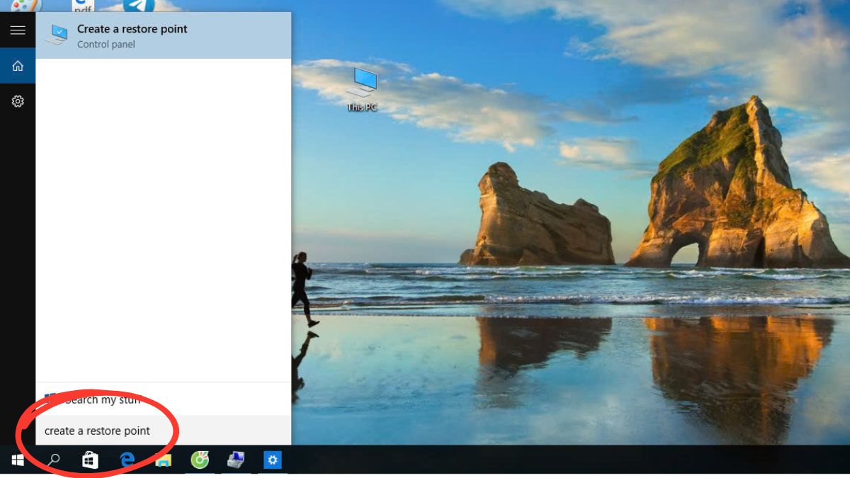 Tắt System Restore