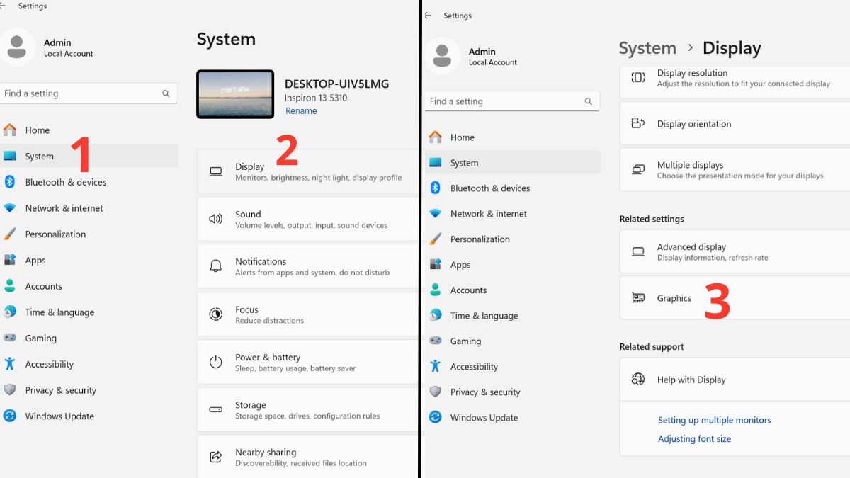Tùy chọn hiệu suất đồ họa ứng dụng Windows 10