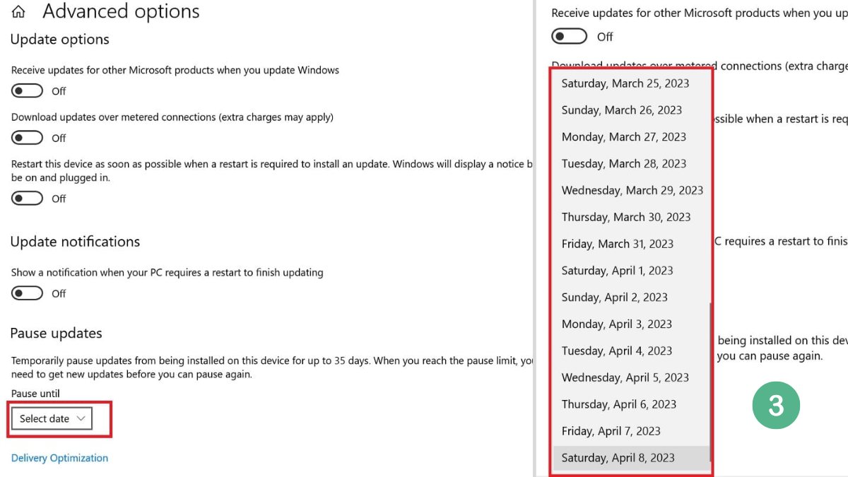mẹo hữu ích khi tắt cập nhật Windows 10