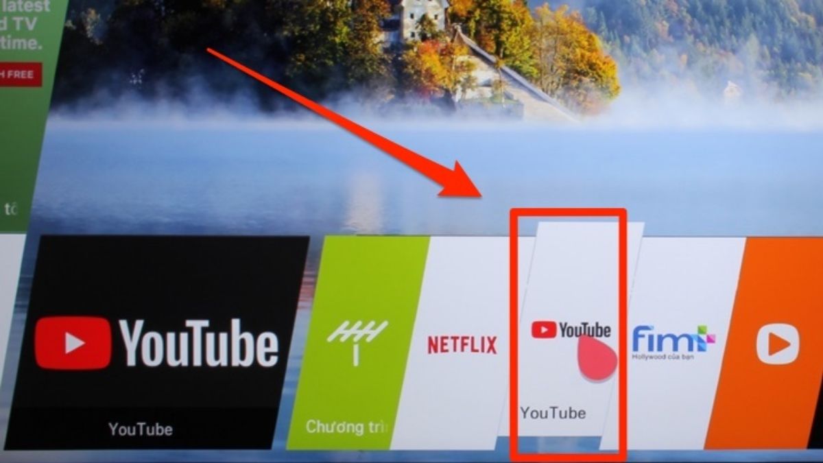 cách tắt màn hình tivi LG khi nghe nhạc bước 1