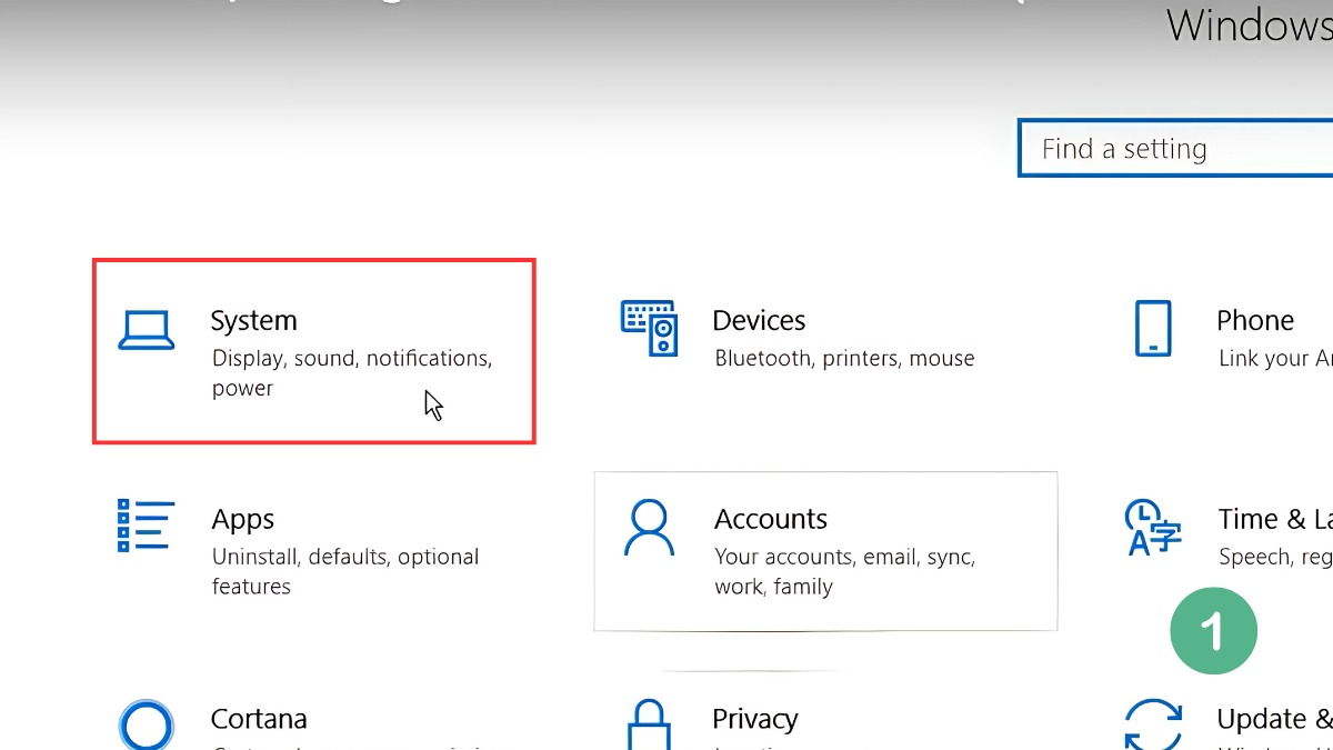 Hướng dẫn cách tắt thông báo Win 10 thông qua Settings