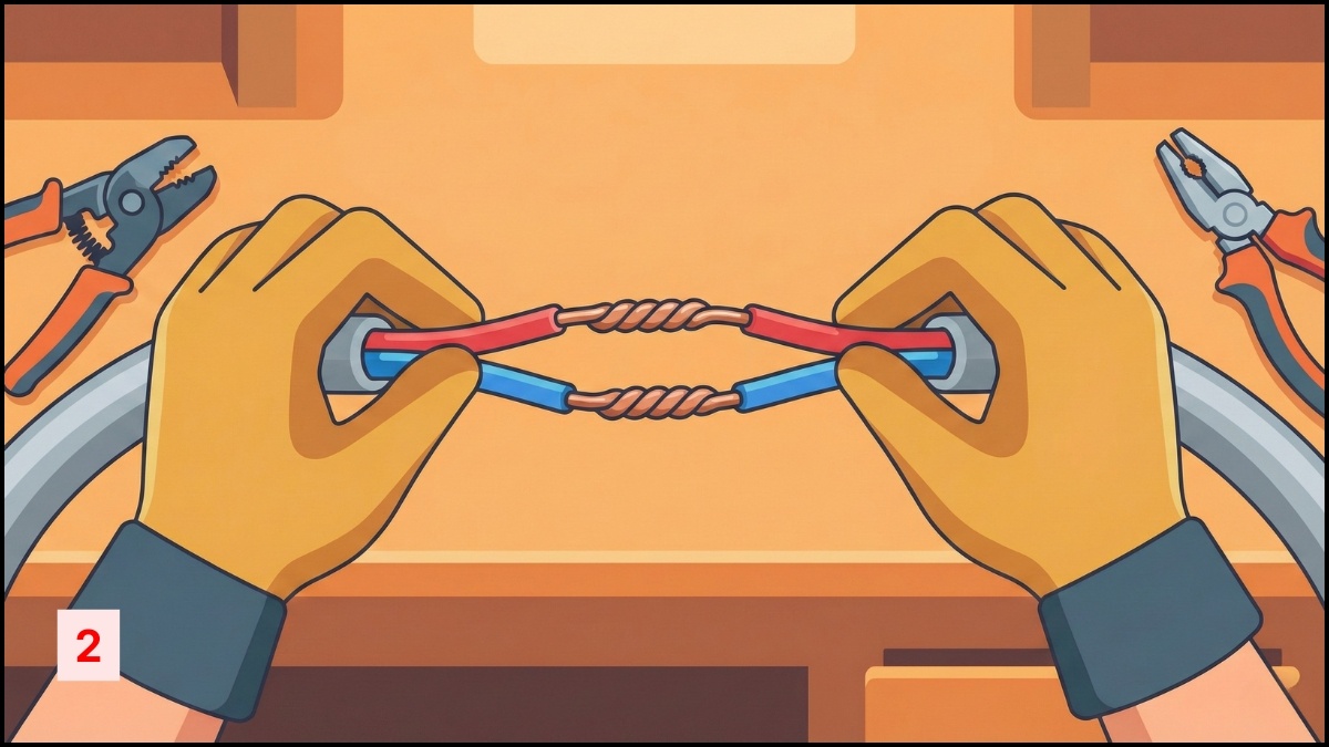 Trường hợp rò điện do dây nguồn bước 2