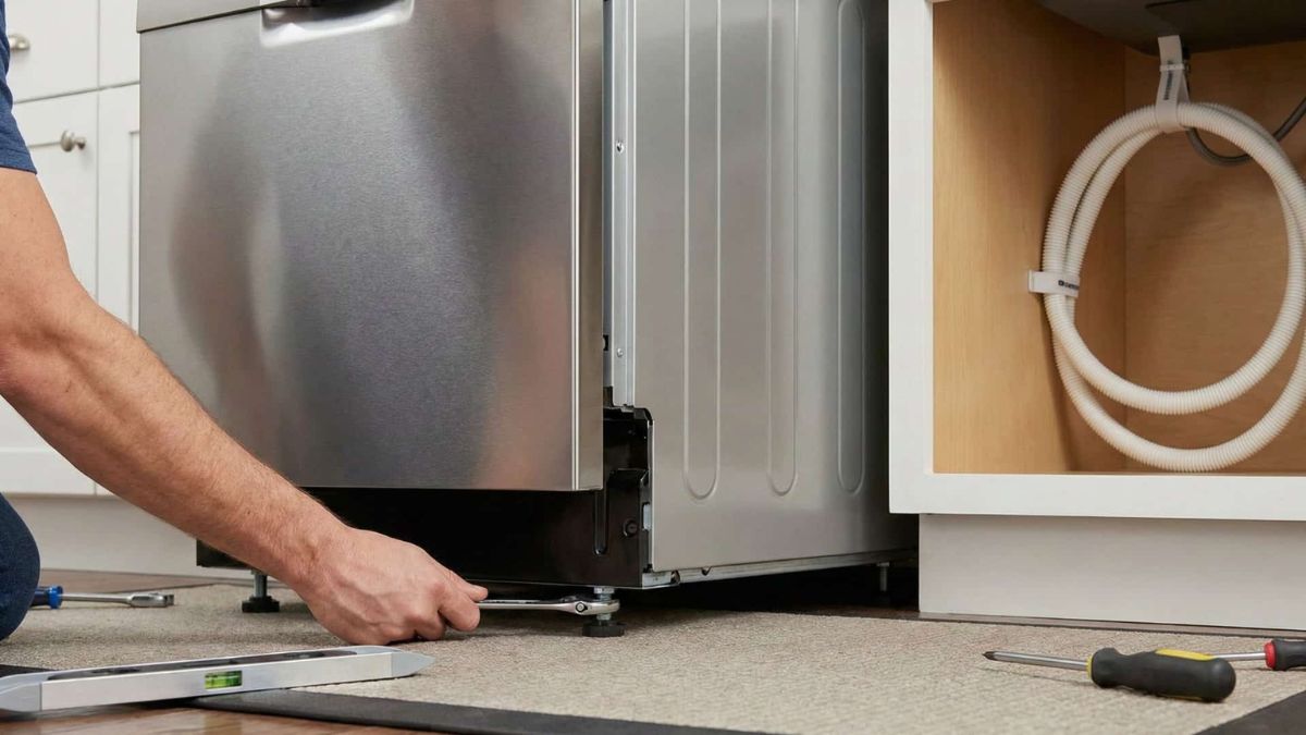 khắc phục tủ lạnh kêu rè rè bằng kiểm tra và chỉnh lại vị trí tủ