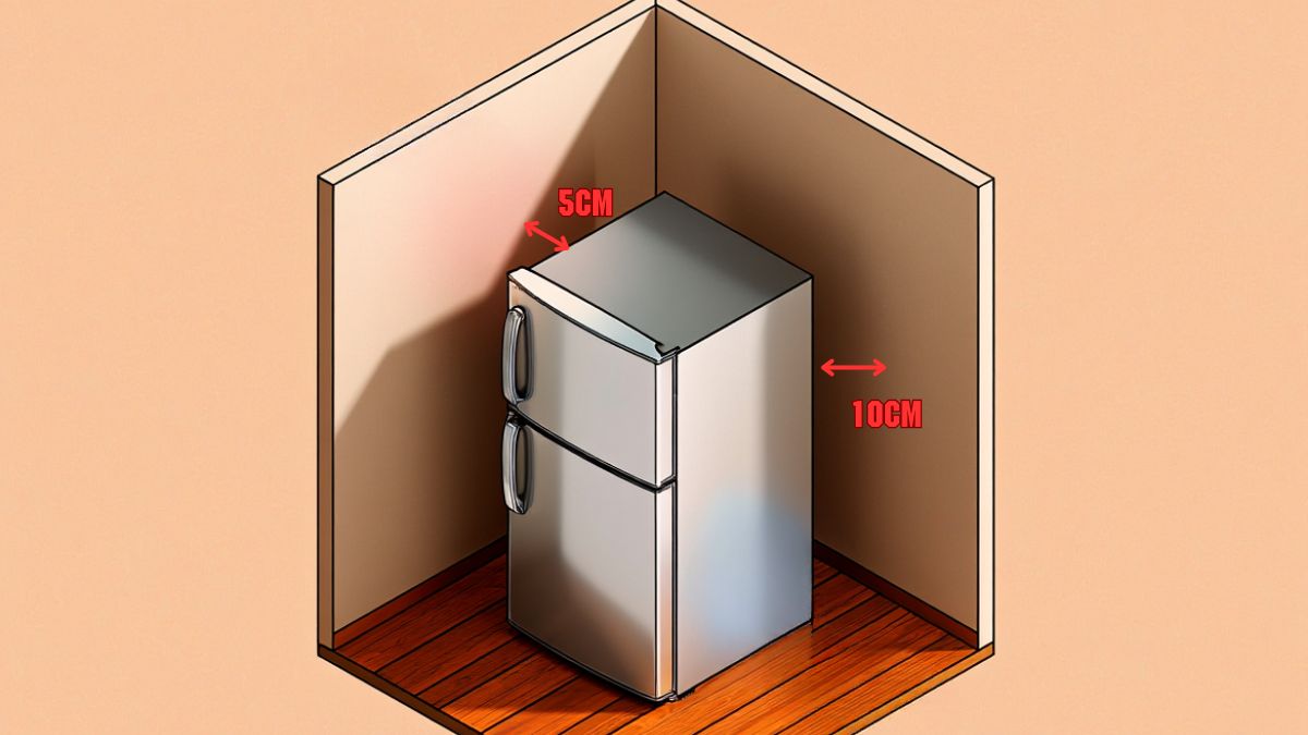 Kiểm tra vị trí đặt tủ và khoảng cách tản nhiệt