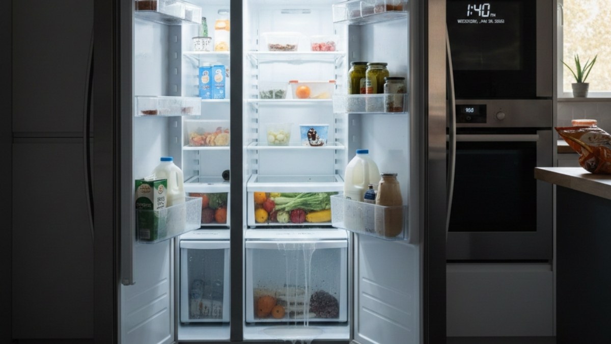 Những nguyên nhân phổ biến khiến tủ lạnh bị mở cửa qua đêm