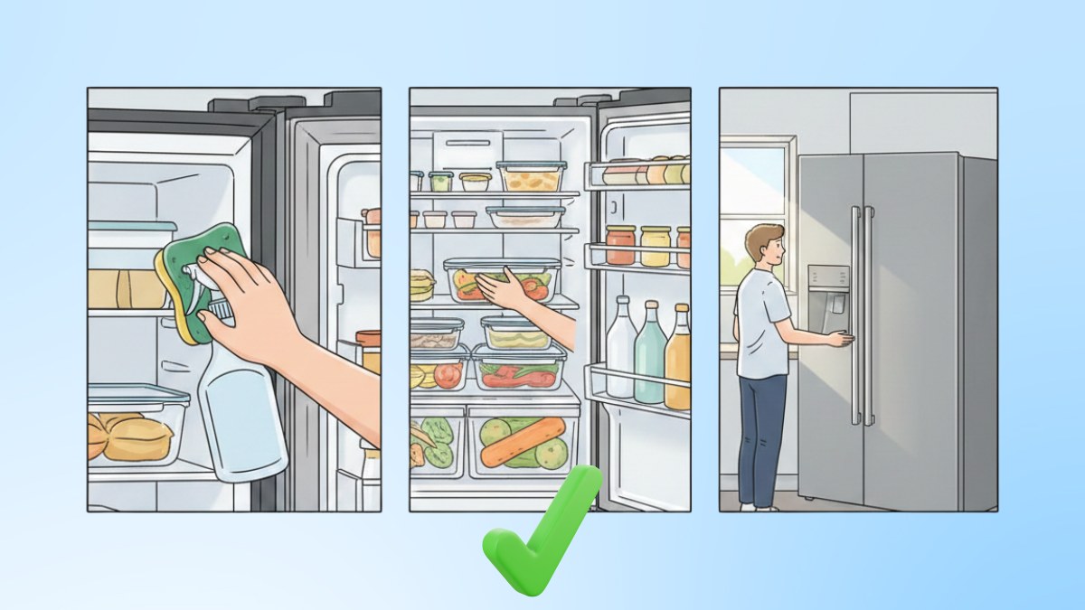 Cách phòng tránh tình trạng tủ lạnh mở cửa suốt đêm