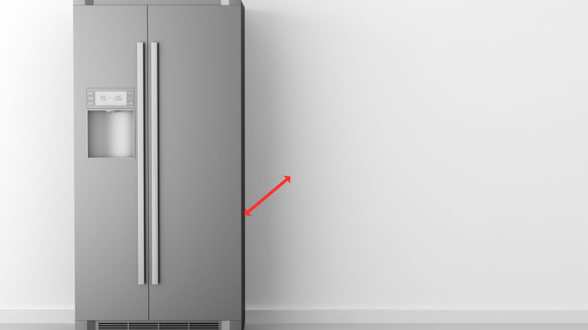 Kiểm tra khoảng cách tủ với tường