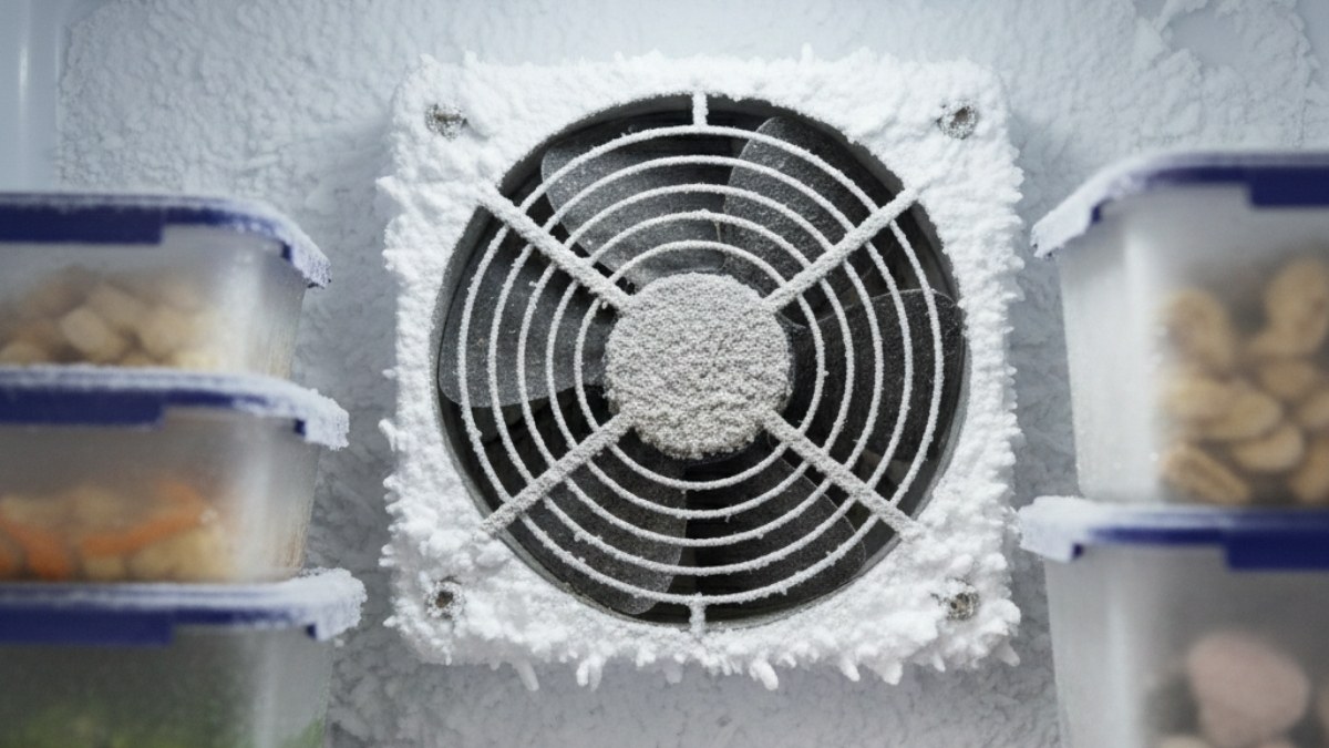 Nguyên nhân khiến tủ lạnh phát ra tiếng kêu cạch cạch - quạt gió bị chạm đá