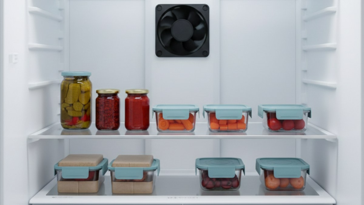 Cách khắc phục tủ lạnh kêu cạch cạch bằng cách sắp xếp lại thực phẩm