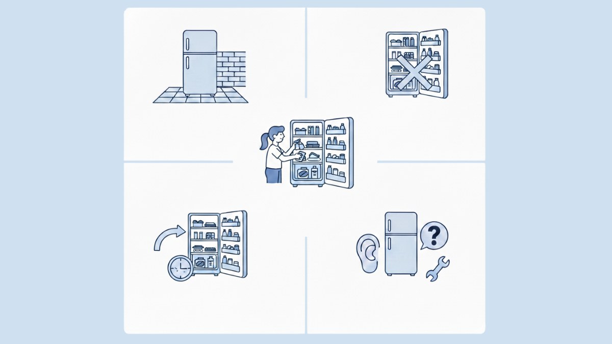 Mẹo sử dụng giúp hạn chế tiếng ồn của tủ lạnh