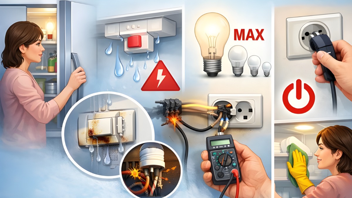 Mẹo sử dụng giúp tránh lỗi đèn tủ lạnh