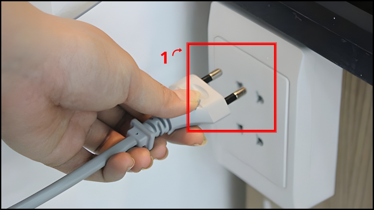 khắc phục tủ lạnh vẫn chạy nhưng đèn không sáng bằng thay công tắc đèn bước 1