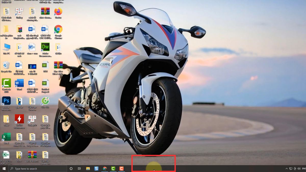 Ẩn hoặc hiện thanh Taskbar - bước 3