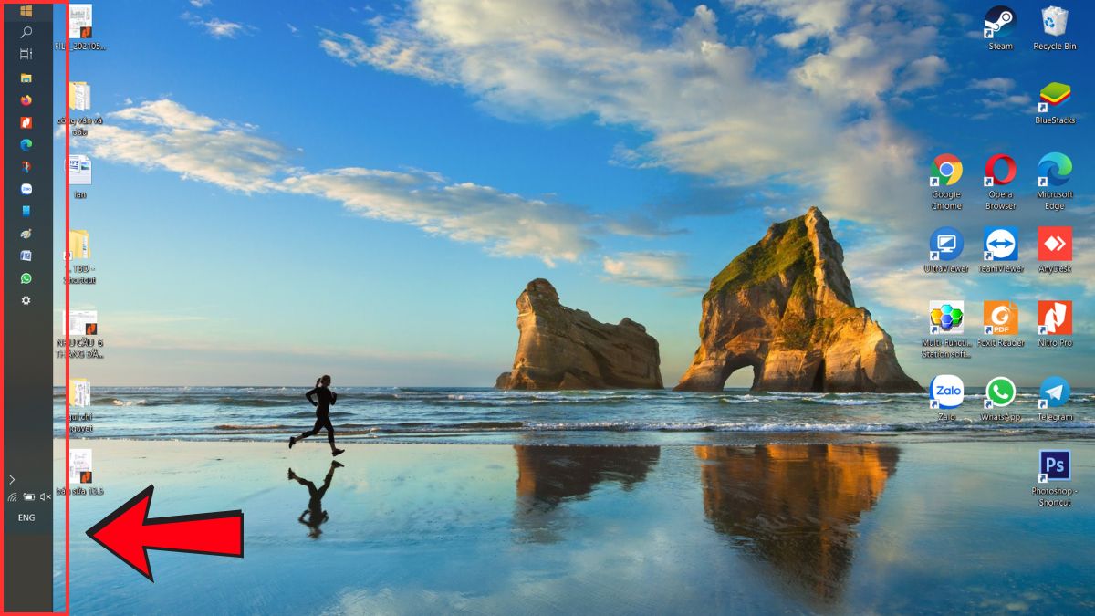 Chức năng chính của Taskbar