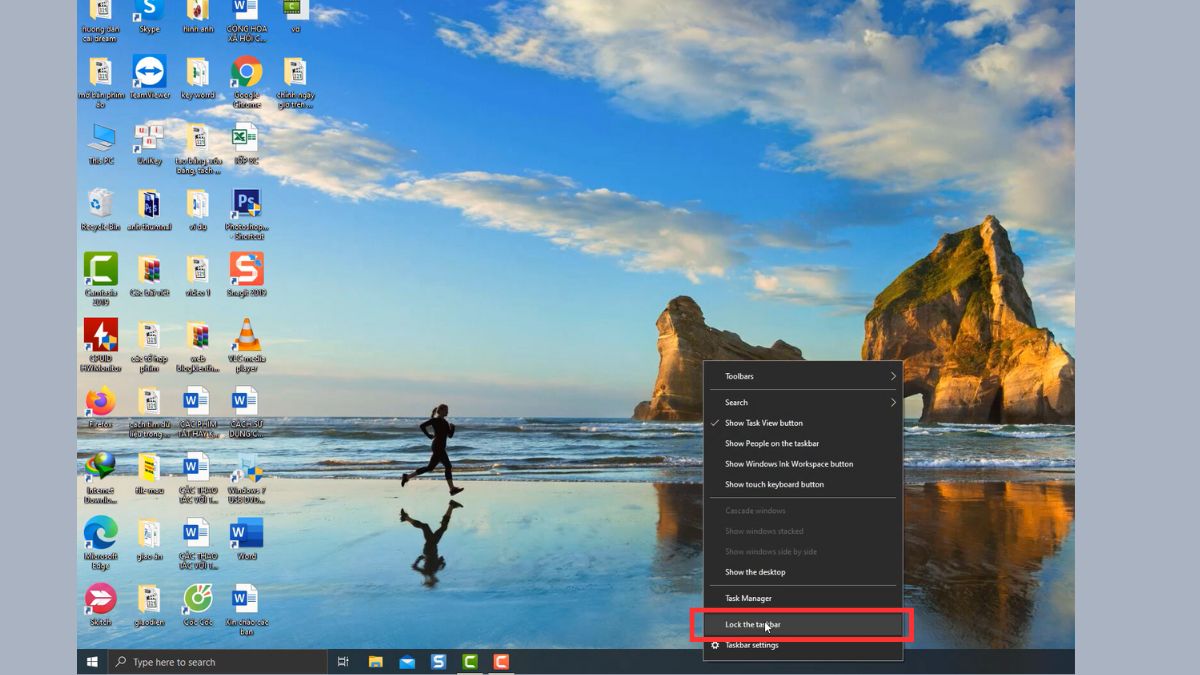 Thay đổi kích thước thanh Taskbar - bước 3