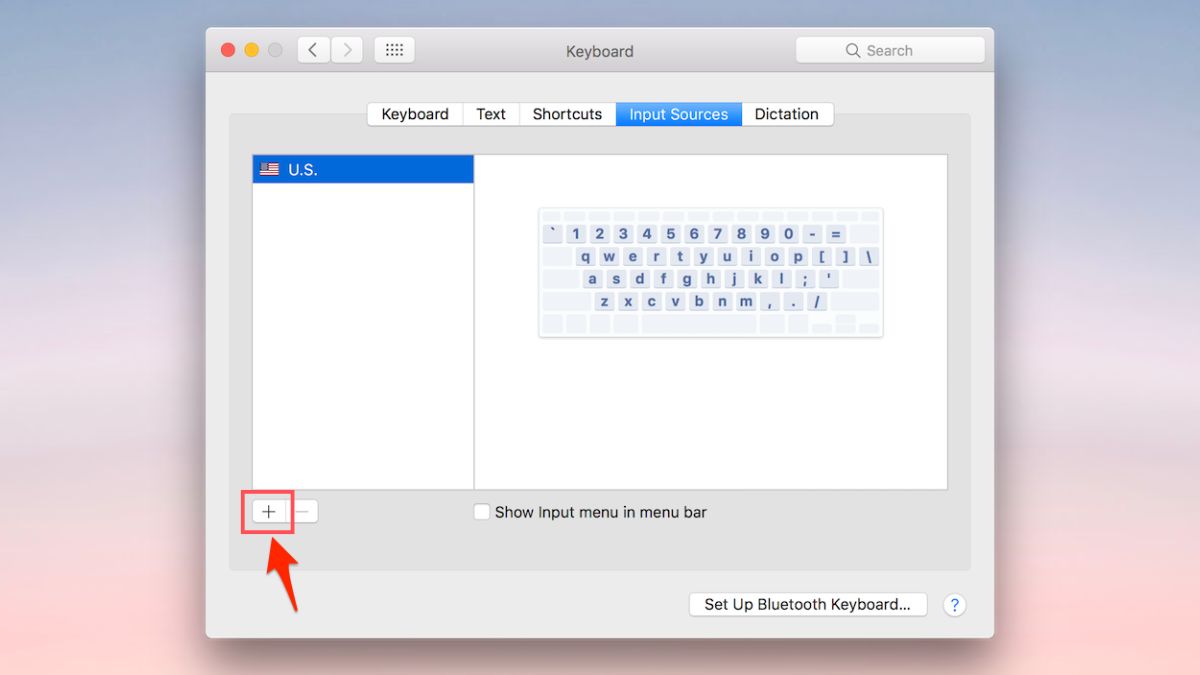Hướng dẫn bật và sử dụng Telex trên máy tính trên macos - bước 2