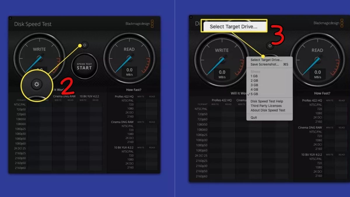 Hướng dẫn chi tiết cách test tốc độ ổ cứng trên macbook - bước 2