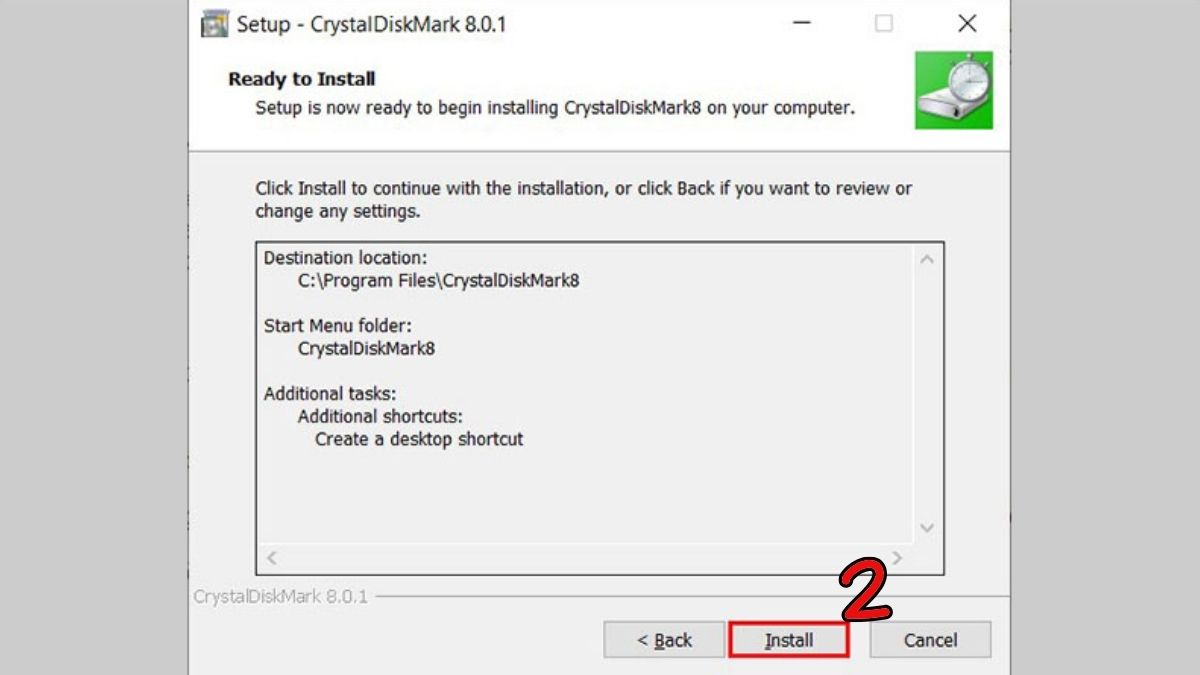 Hướng dẫn chi tiết cách test tốc độ ổ cứng trên windows - bước 2