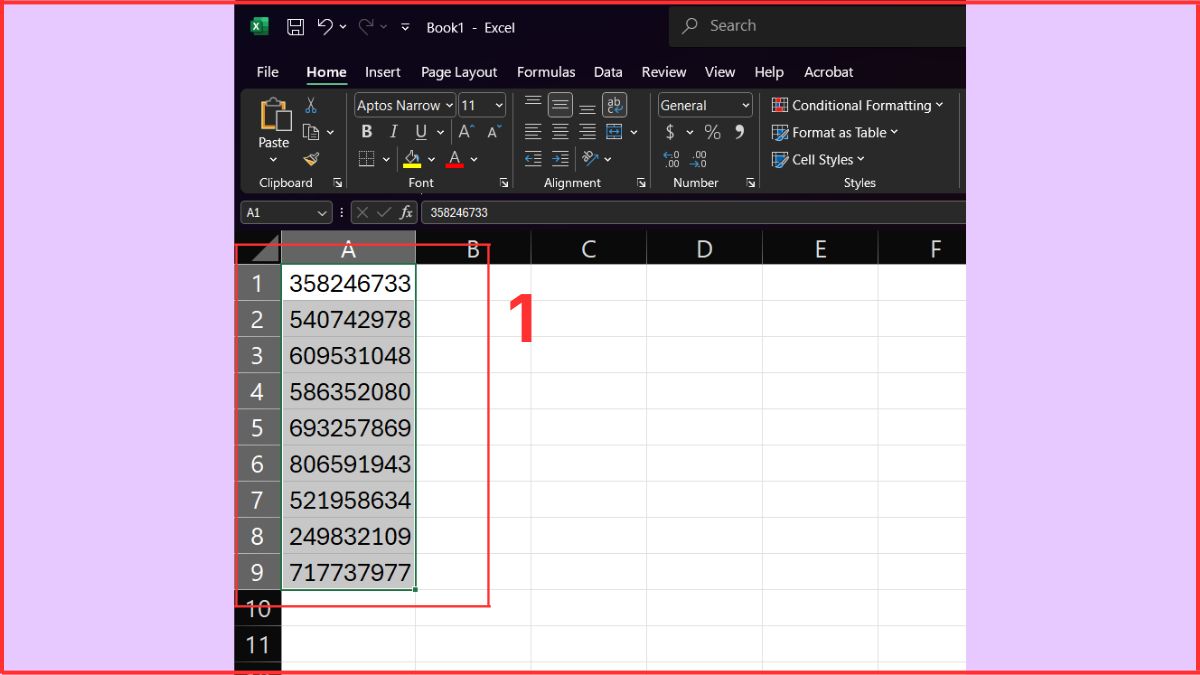 thêm dấu nháy trước số trong Excel bằng sử dụng Kutools for Excel bước 1