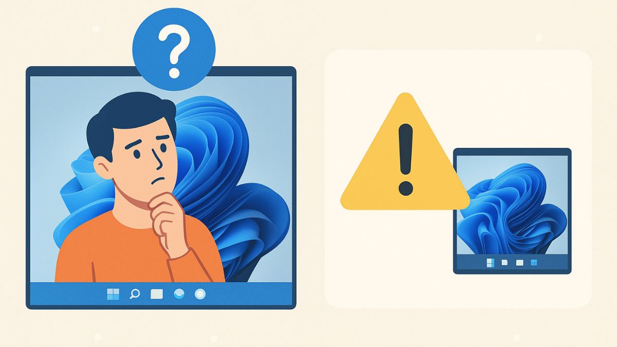 Lưu ý khi thu nhỏ thanh taskbar Win 11