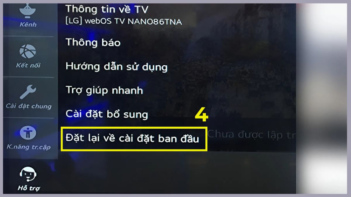 Khôi phục cài đặt gốc bước 4