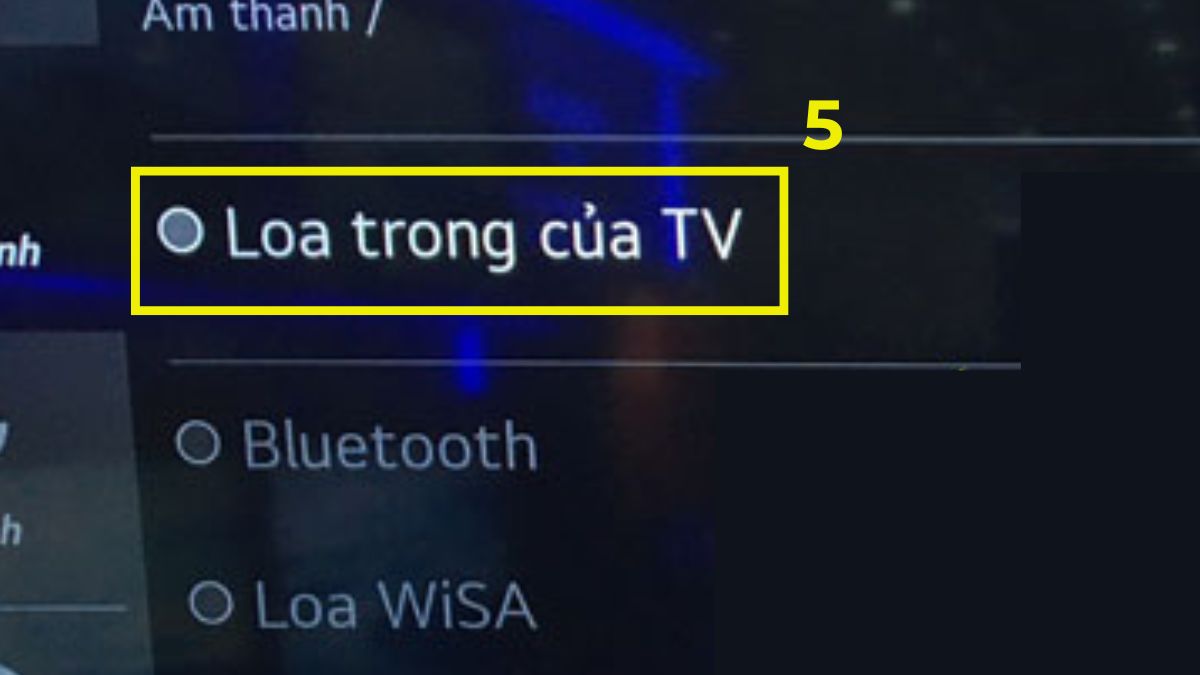 khắc phục tình trạng Tivi LG bị mất tiếng bằng kiểm tra và cài đặt lại âm thanh bước 5