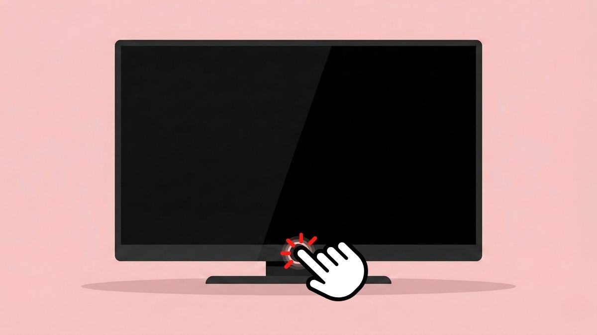 khắc phục tivi LG không lên nguồn bằng rút, cắm lại dây nguồn bước 2