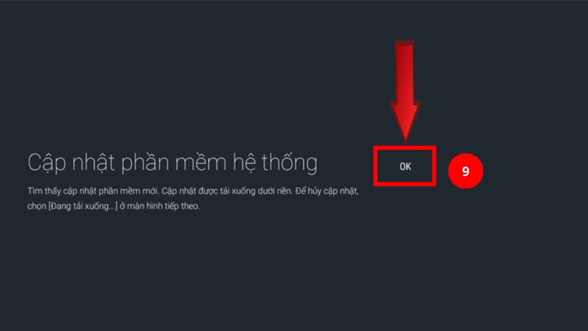 khắc phục tivi Sony bị chớp đèn đỏ bằng cập nhật phần mềm bước 5