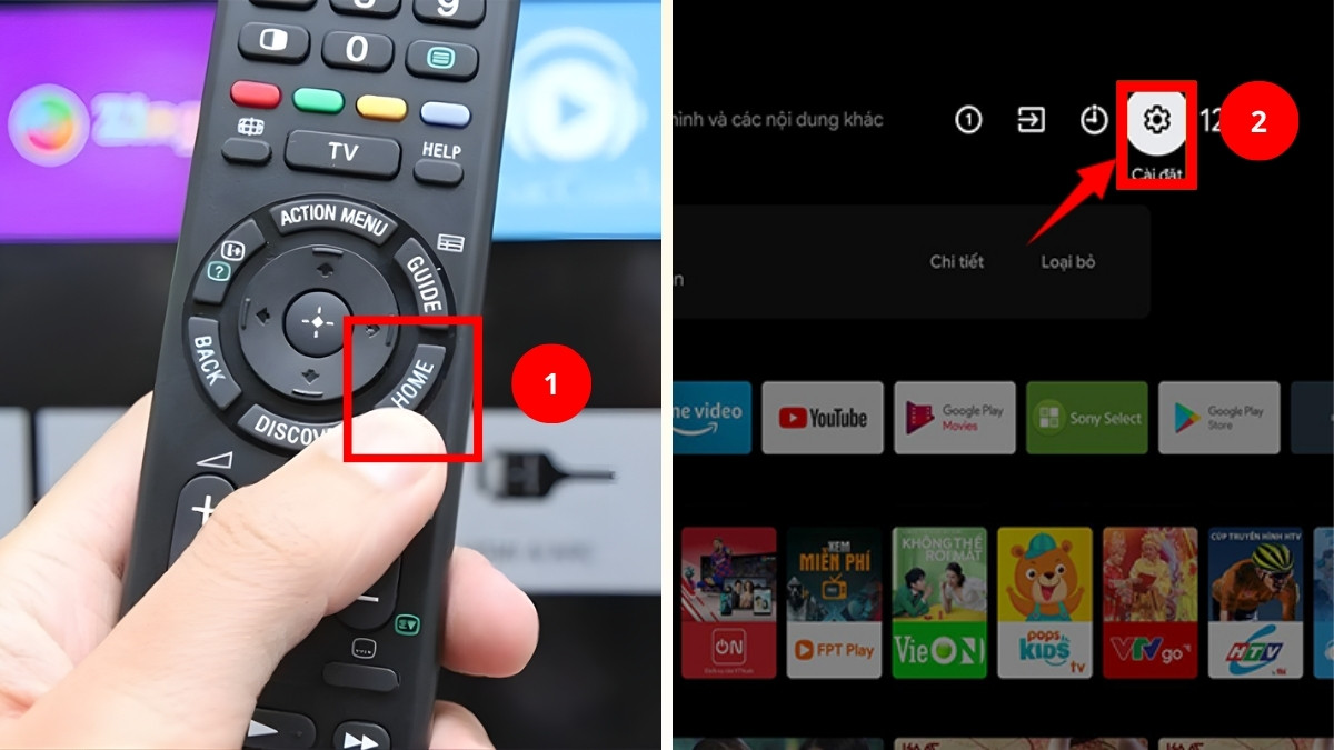 khắc phục tivi Sony bị chớp đèn đỏ bằng cập nhật phần mềm bước 1