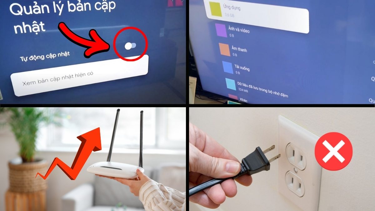 Cách phòng tránh lỗi cập nhật phần mềm tivi Sony