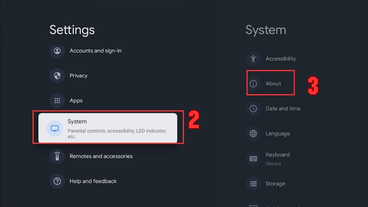 Cập nhật phiên bản mới cho tivi Sony bước 2