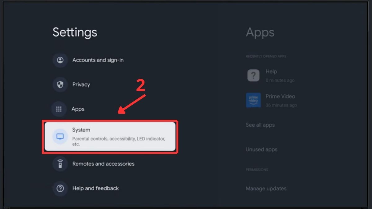 xử lý tivi Sony khi nháy đèn đỏ 2 nhịp bằng cập nhật phần mềm bước 2