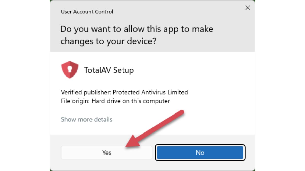 Hướng dẫn tải và cài đặt TotalAV Antivirus - bước 2