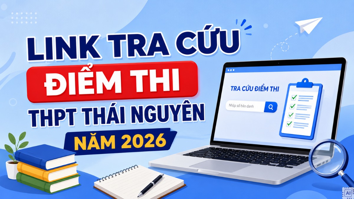 Link tra cứu điểm thi THPT Thái Nguyên năm 2026