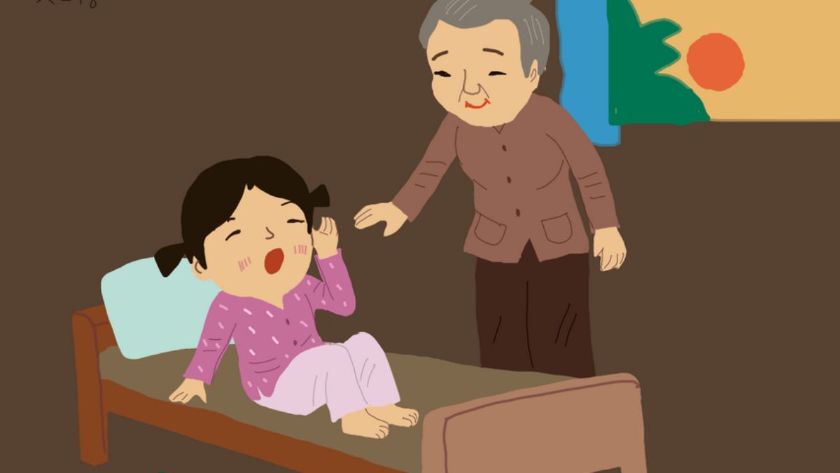 Mẫu tranh 8/3 tặng bà dễ vẽ nhất