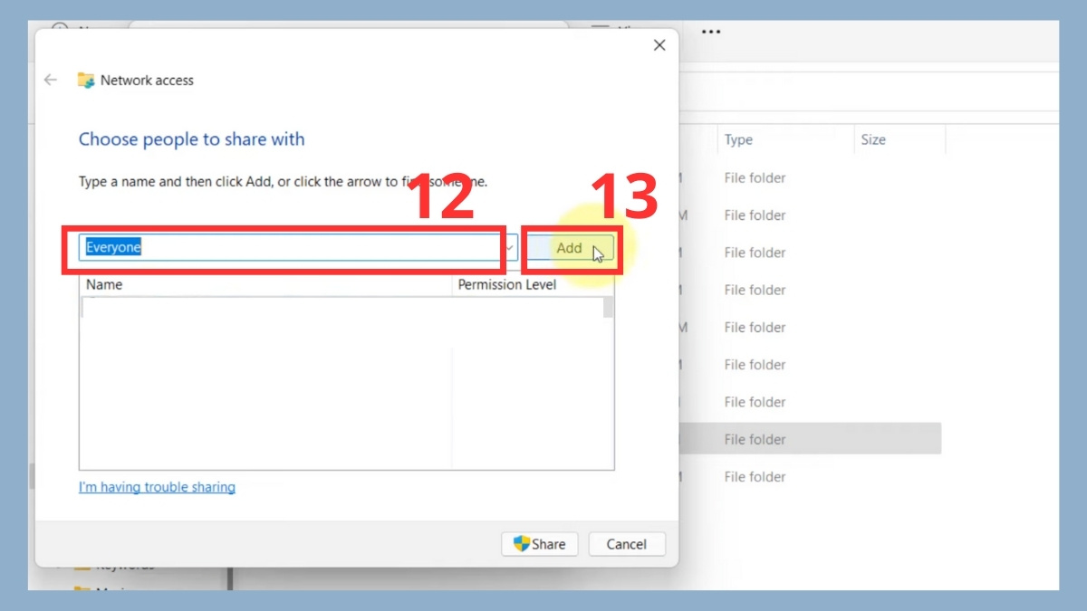 Cách truyền dữ liệu giữa 2 máy tính bằng WiFi đơn giản bước 2 còn lại