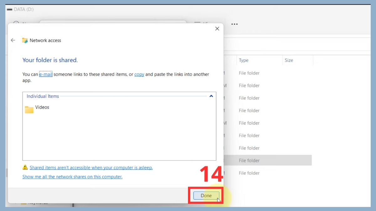 Cách truyền dữ liệu giữa 2 máy tính bằng WiFi đơn giản bước 3 còn lại
