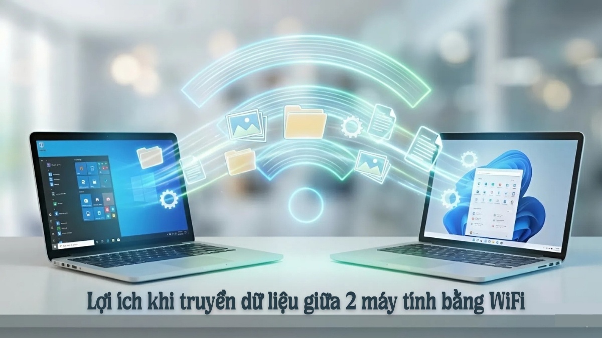 Lợi ích khi truyền dữ liệu giữa 2 máy tính bằng WiFi