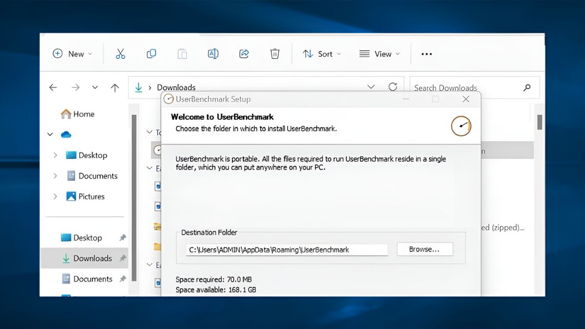 Cách tải UserBenchmark về thiết bị - bước 4