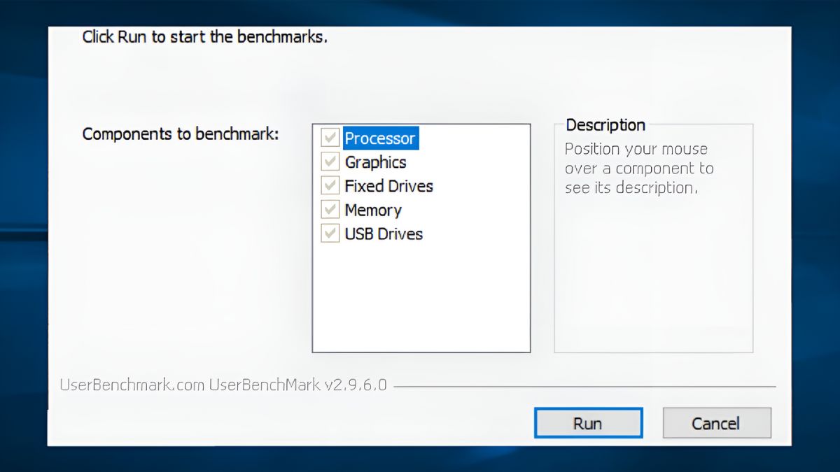 Hướng dẫn kiểm tra hiệu suất bằng UserBenchmark - bước 2
